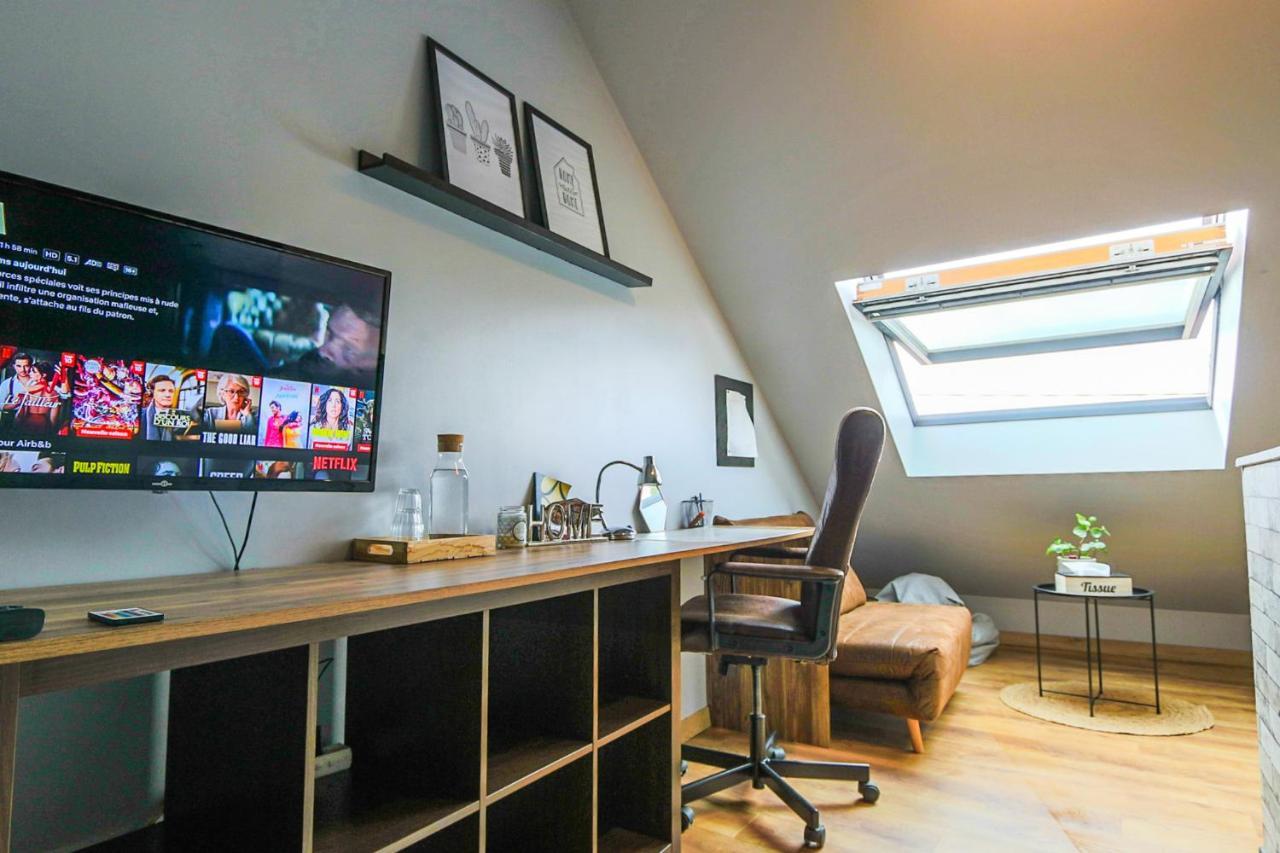 Maisonnette En Duplex Avec Terrasse Breux-Jouy Екстериор снимка